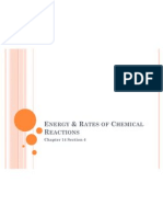 Energy &amp; Rates of Chem Rxns Ch 14.4 8th