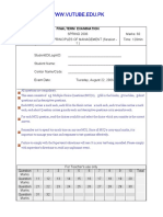 MGT503  Final Term Paper