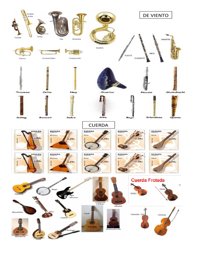 Instrumentos Musicales de la Época Colonial | PDF | Estudios de idiomas ...
