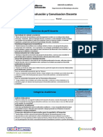 Autoevaluacion y Coevaluacion Docente 2019-2