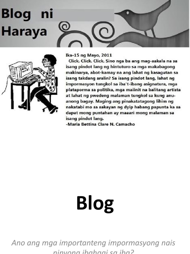 Grade 7 Presentation Blog | PDF