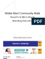 Walter Mart Mall Logo Branding Tenants Execution
