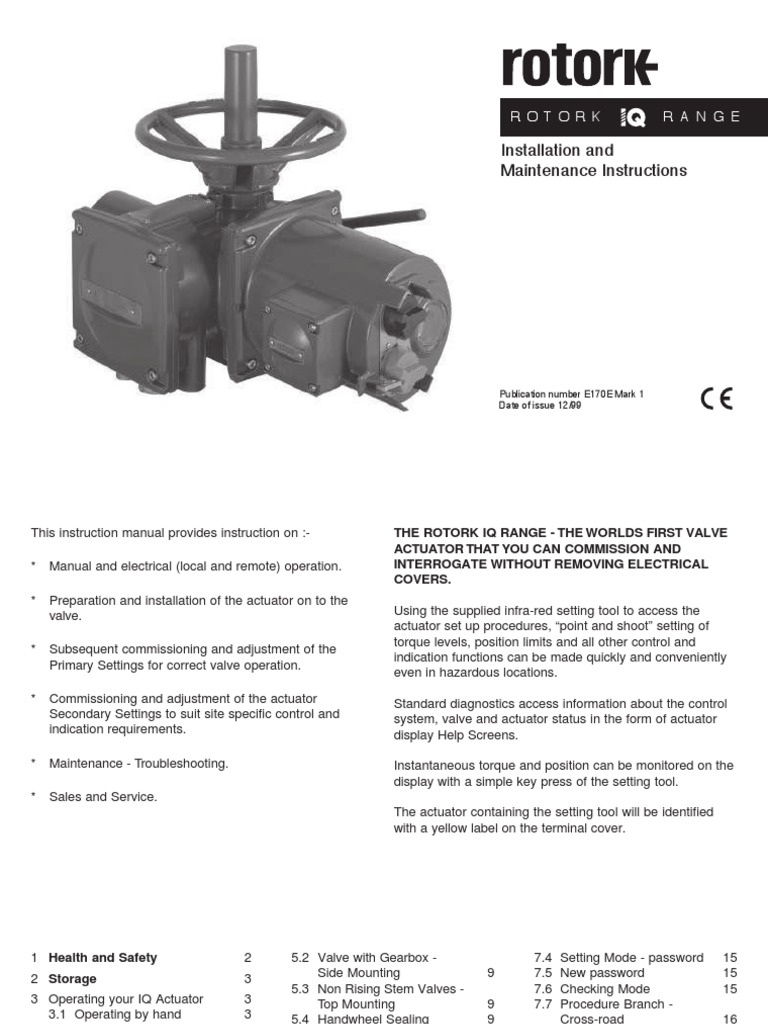 Rotork Actuator Drawing Rotork Actuator Wiring Diagram, 54 OFF