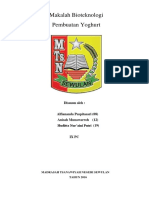 BIOOGI Makalah Bioteknologi Pembuatan Y