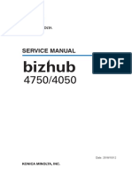 Bizhub4750 4050ServiceManual Oct.-18
