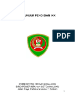 Petunjuk Teknis Pengisian IKK