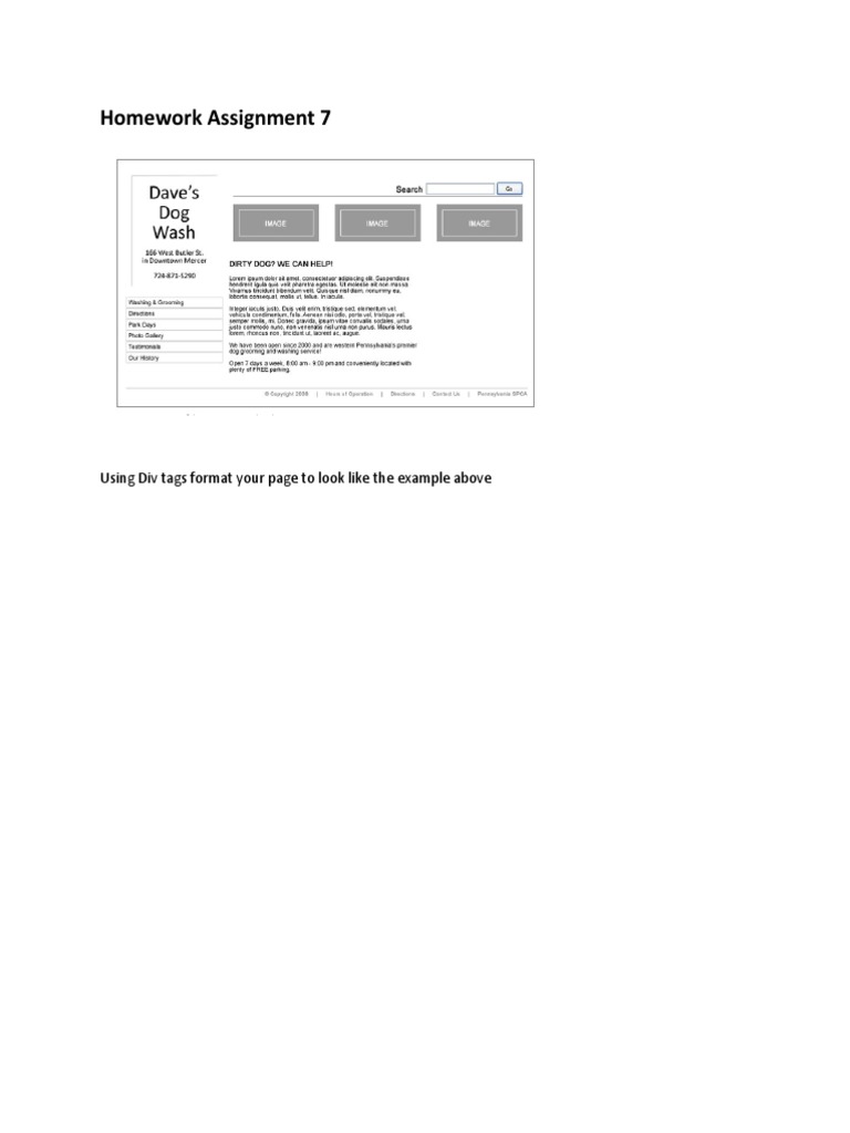 Homework Assignment 7 | PDF