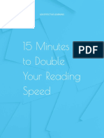 15 Minutes To Double Your Reading Speed