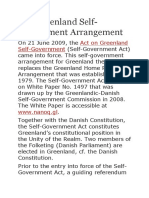 The Greenland Self Government