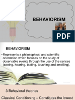 BEHAVIORISM