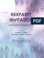 Kkkparty Invitation