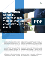 Reflexiones Credito Fiscal Estimulo