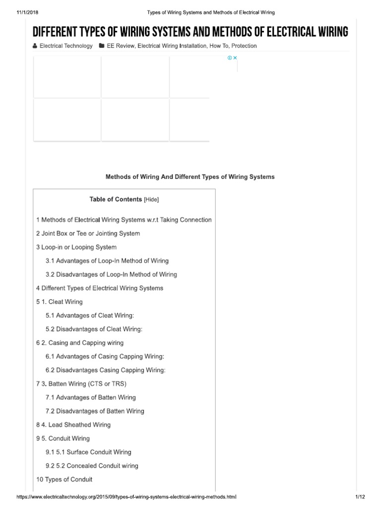 Electrical Wiring Methods PDF