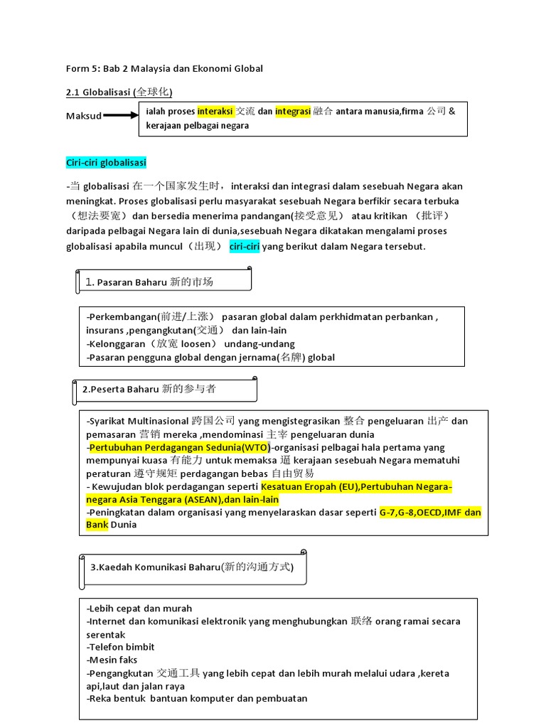 Ekonomi Form5 Pdf