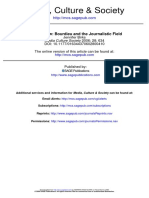 Book Review Bourdieu and The Journalistic Field PDF