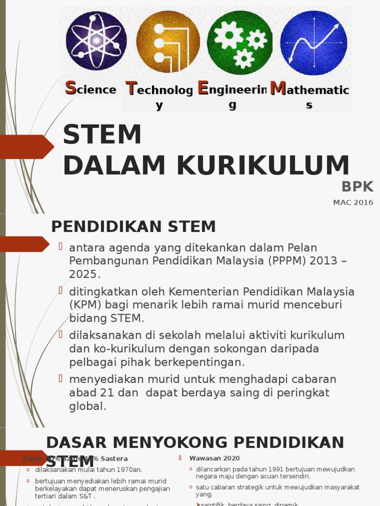 Pendidikan STEM dalam Kurikulum Malaysia | PDF