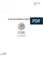 Plan de Persecución Penal. FGR