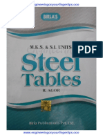 Steel Tables by R Agor, Birla Publications Free Download PDF
