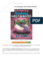 Lizard of Oz Goosebumps Most Wanted 10 PDF c06d0 PDF