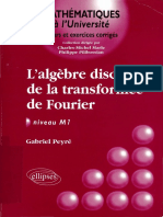 Gabriel Peyré - L'algèbre Discrète de La Transformée de Fourier - Niveau M1-Ellipses Marketing (2004) PDF