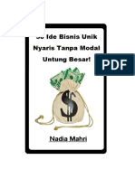 Ebook Ide Bisnis Unik Yang Menjadi Trend Masa Kini