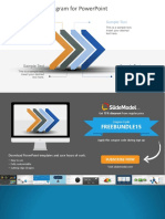 FF0113 01 Modern Chevron Diagram For Powerpoint 16x9