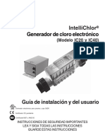 Intellichlor Salt Chlorine Generator Manual Spanish PDF