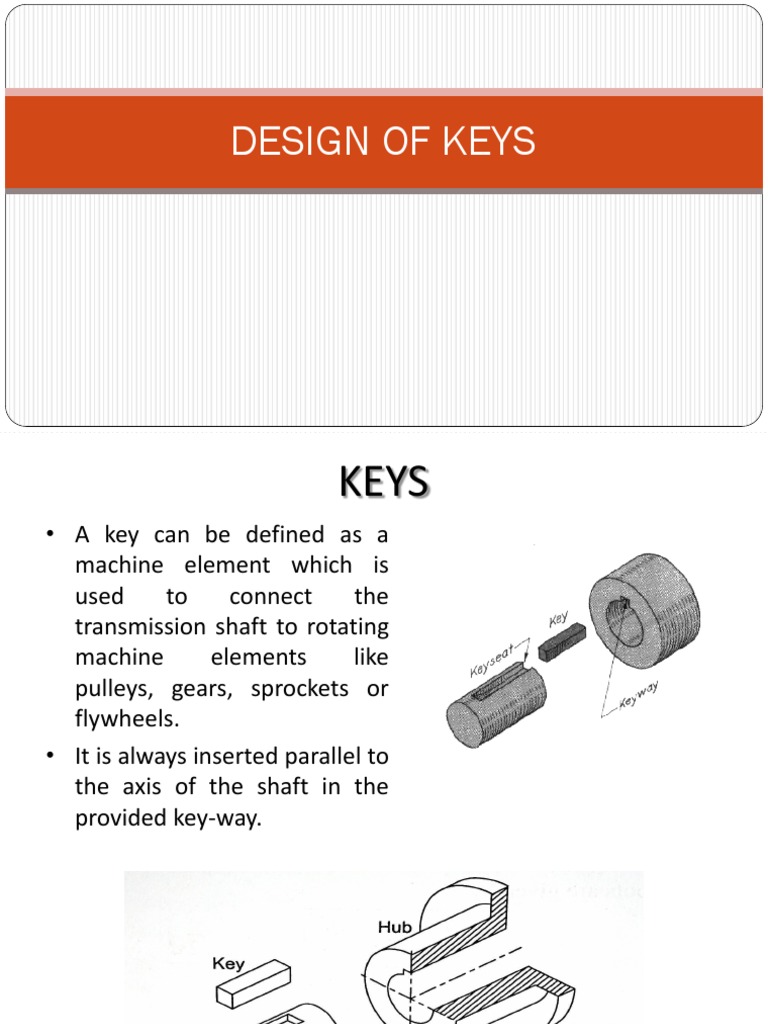 Design of Shaft Keys PDF