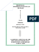 Proposal Permohonan Bantuan Rumah