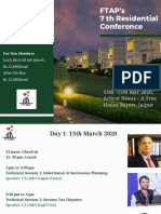 FTAP 7th Residential Conference - Final Brochure 