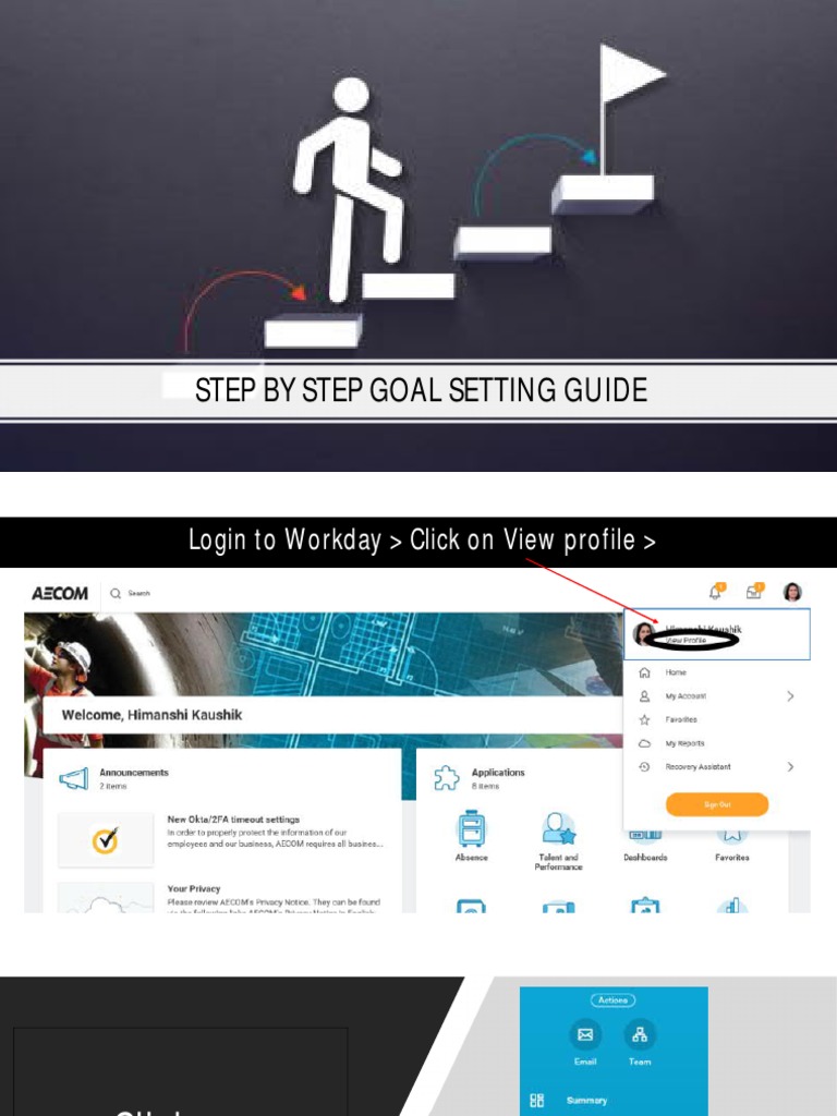 Step by Step Goal Setting PDF | PDF