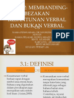 Bandingbeza Kesantunan Verbal - Non Verbal PDF