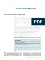 Recent Advances in The Treatment of Delusional Disorder