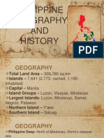 Philippine Geography and History Overview