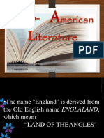 Anglo American Literature