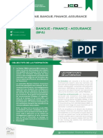 Plaquette Master Banque Finance Assurance BFA 2019