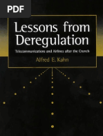 Lessons From Deregulation - Telecommunications and Airlines After the Crunch