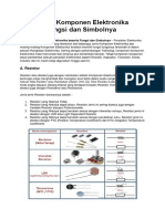 Jenis Komponen Elektronika