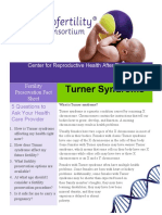 Turner Syndrome Patient Fact Sheet 02