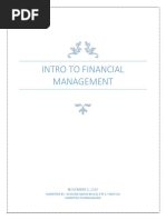 Financial Assignment