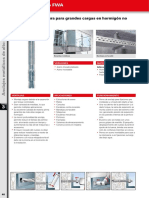 Perno de anclaje FWA para grandes cargas