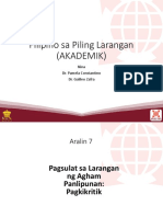Aralin 7 Pagsulat Sa Larangan NG Agham P-Autosaved