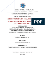 Proyecto Final de Formulacion Industrial