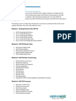 SAP SD Course Contents PDF