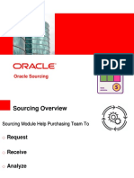 Oracle Sourcing Quick Steps