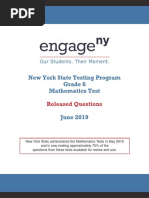 2025 NY Grade 7 Math Test Released Questions | PDF