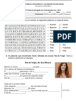 8 - Teste Oral - Música - Dia de Festa