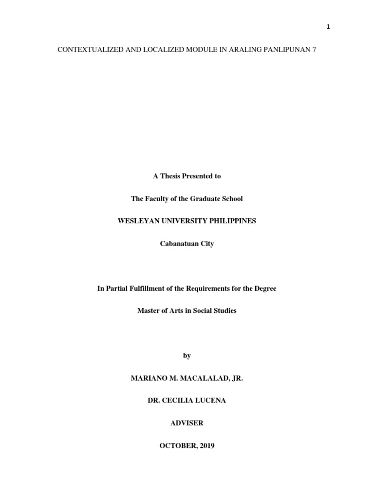 Contextuaized And Localized Module In Ap7 Revised Docx