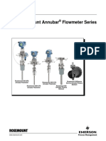 Manual Rosemount Annubar Flowmeter Series Part 1 en 88150 PDF