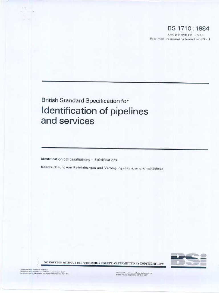 BS 1710 PDF | PDF